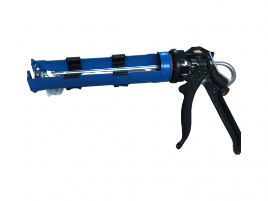 Professioneel kit pistool met zware overbrenging kleur blauw